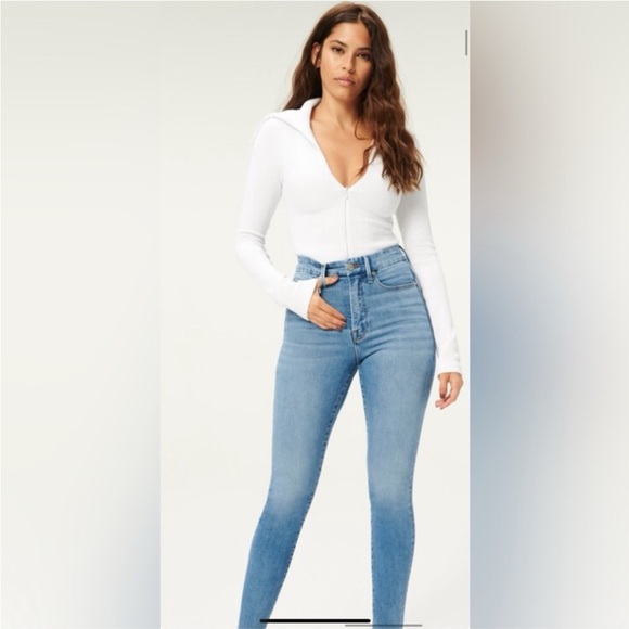 NWT Good American Zip Bodysuit size 12 - Picture 2 of 9